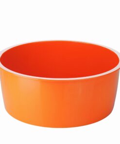 KUHN RIKON Hotpan Schüssel 2 Liter orange - warm haltend für Familie