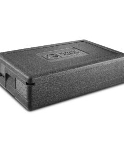 thermohauser GN 1/1 Gastrostar Thermobox - 21,5 Liter Volumen - 60 x 40 x 18 cm - Schwarz