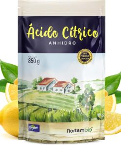 Nortembio Zitronensäure – Vielseitige Haushaltsreinigung – Ohne Gentechnik Nortembio Zitronensäure 850g – 100% Reines