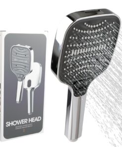 Hochdruck Duschkopf mit 8 Strahlarten Wassersparend für Baden und duschen | Turbogelader Hochdruck Duschkopf 8 Strahlar