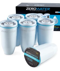 ZeroWater 6-Pack BPA-Free Wasserfilter für Kehl})(); ZeroWater 18/8 Stahlnerei BPA-Free Wasserfilter 6-Pack Weiss})();