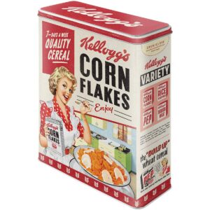Nostalgic-Art Retro Vorratsdose XL 4 l Kellogg's Corn Flakes – Geschenk-Idee für die Küche Vintage Design