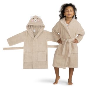 Celodoro Kinder Bademantel mit Kapuze |Comfortable & Warm| Jungs und Mädels