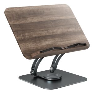 Tounee Buchständer Verstellbar 360° Drehbar Kochbuchhalter Grau Global Recycled Standard Tounee Buchständer Kochbuchha