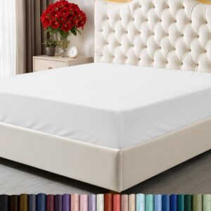Utopia Bedding Spannbettlaken King-Size Bequeme Mikrofaser pflegeleicht