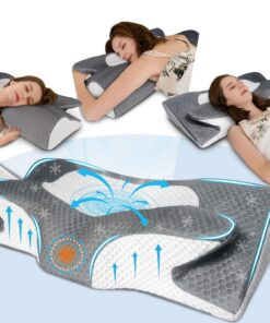 IDEA-memory-fon-Orthopädisches-Kopfkissen-für-Nackenschmerzen-Schlafkissen-Schlafkissen-für-Sidners-Rückenschmerz-Bauchs