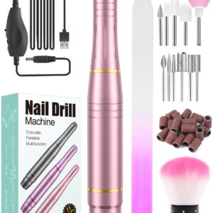 Nagelfräser für Acrylnägel mit 20000U/Min Geschwindigkeit, professionell elektrisch, einstellbare Geschwindigkeit, 11-in