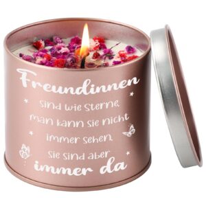 PRSTENLY Frauenkerzenhalter Geschenke für Beste Freundin Geburtstag Freundschaft