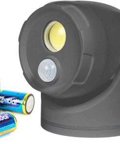 Northpoint LED Batterie Spot Strahler Flutlicht Motion Sensor Anthrazit 5000K 450 Lumen Timer