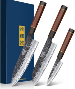HOSHNAHO Ultra Scharfes Messer Set für Küisorienteerte Kochmesserfan | HOSHNAHO Hochkohlenstoffstahl Küchenmesserset mi