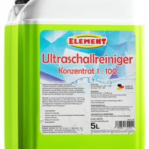 Ultraschallreiniger Konzentrat 1:100 5 Liter für Brillen, Schmuck, Uhren, Münzen und Kleinteile im Ultraschallbad