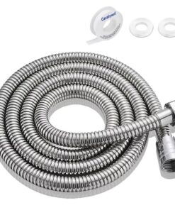 Edelstahl Brauseschlauch 1.5m Replacement Hose für Badewasserabo | Flexible Anti Twist Shower Hose 1.5m universal Edels