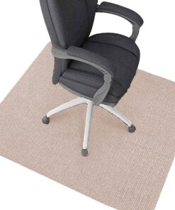 DG Catiee Bürostuhl-Matte | Rutschfest und geräuschlos, Bodenschutzmatte für rauhe Böden, Schreibtischstuhl, Wohnzimmer,