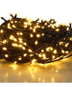 Spetebo LED Lichterkette warm weiß - ideal für Innen- und Außenbereich - Weihnachtsdekoration mit 80 LED und 6 m Länge