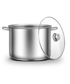 Ribelli Kochtopf für 20L - praktisch für Gulasch-, Supp- und Soßekochen - Hochleistungskochtopf für verschiedene Herde