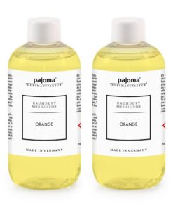 Pajoma Raumduft Nachfüllflasche, Orange, für Zuhause, 2er Pack (2X 250 ml) - DufttettoArray, Hausgerüche, Zustandsneu