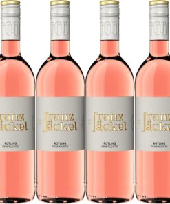 Franz Jäckel Rotling 2024 Lieblich Wein 6 x 0.75 l für Feierabend mit Freunden und Familie
