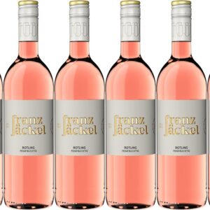 Franz Jäckel Rotling 2024 Lieblich Wein 6 x 0.75 l für Feierabend mit Freunden und Familie