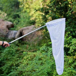Teleskop-Schmetterlings- und Insektennetz für Sammler, ideal zum Fangen von Insekten, Käfern, Griff ausziehbar von 40 cm