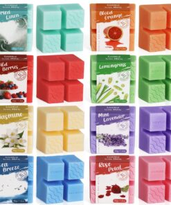 Duftwachswürfel Set für Raumduft: Vegan und handgefertigt, Geschenkset für Muttertag und Weihnachten, 8 Duftvariationen