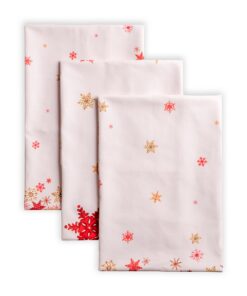 Maison d'Hermine Küchenhandtücher 3er-Set OEKO-TEX STANDARD 100 saubere Geschirrtücher für die Küche und Weihnachtsdekor
