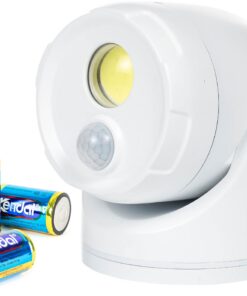 Northpoint LED Batterie Strahlung für Flur mit Bewegungsmelder und integrierter Timer (Weiss) | Northpoint LED Spotligh