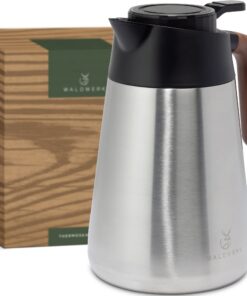 WALDWERK Thermoskanne - Kaffeekanne 304 Edelstahl - Thermo Isolierung für Jeden_TAG_ WALDWERK Kaffeekanne Thermo - 1,5L