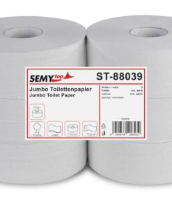 Semy Top Jumbo-Toilettenpapier 2-Lagig Recycling 25 cm Durchmesser 6-er Packung