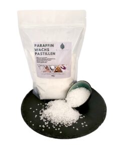 Woodflame Premium Paraffinwachs Pastillen 900g | Perfekt für Kerzen Machen und Kosmetik | parfümfrei | Hochwertig für Pa