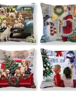 Moonlee Weihnachten Kissenbezug 4er Set CH-2711