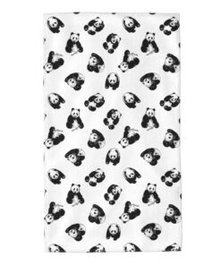 Riesige Pandas Badezimmer-Handtücher Microfiber für Fitnessstudios und Spa - 40 x 69,8 cm