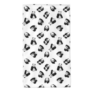 Riesige Pandas Badezimmer-Handtücher Microfiber für Fitnessstudios und Spa - 40 x 69,8 cm