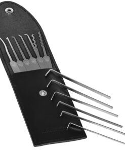MULTIPICK ELITE 13 Lockpicking Set für Profis - 13 Teile, 0,6 mm - Schlösser knacken, Lock Picks inkl. Spanner - Top Pic