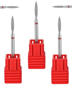3 Stück Nagelfräser Bits, Hartmetall Nagelbohrer für Profi Maniküre - Gelnägel Entfernen, Kugelförmige Nagelhautbohrer,
