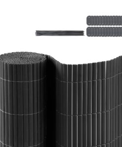 CCLIFE PVC Sichtschutzmatte für Balkon UV-beständig Windschutz Terrasse