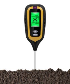 Vesidoloy Pflanzenboden -Feuchtigkeitsmesser - Digitales Feuchtigkeitsmesser für Pflanzen - 4-in-1 Gardening Tester im G
