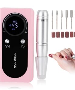 Elektrische Nagelfräser Für Gelnägel 45000 U/Min Aufladbare Nagelfeile 2000 MAH USB | Nagelfräser Für Gelnägel 6 Metall