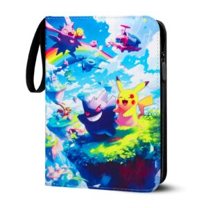 Sammelalbum für Pokemon Karten 50 Seiten 400 Karten Kapazität - Sammelkarten Album Mappe Mit Reißverschluss, Preiswertes