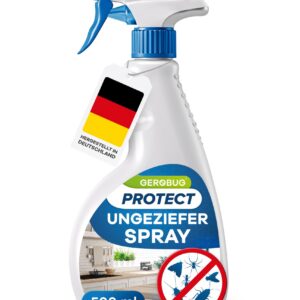 Gerobug Insektenspray 500 ml – Sofortwirkung gegen Ungeziefer – Hochwirksam für schnelle Bekämpfung - Langzeitwirkung fü