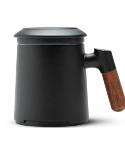 ZENS Teetasse mit Deckel und Sieb für Teeliebhaber im Büro