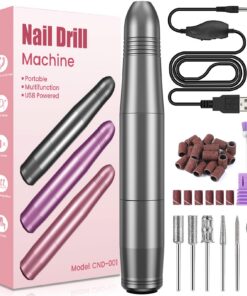 Elektrische Nagelfräse für Gelnägel 20000 u/min Verstellbare Geschwindigkeit Präparat für Shellac Acrylgel Pedikюр Manik
