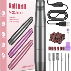 Elektrische Nagelfräse für Gelnägel 20000 u/min Verstellbare Geschwindigkeit Präparat für Shellac Acrylgel Pedikюр Manik