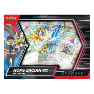 Pokémon Hops Zacian-ex Kollektion + Eigenschaften + Zielgruppe – Gebraucht Boosters und Promokarten – Perfect für Pokémo