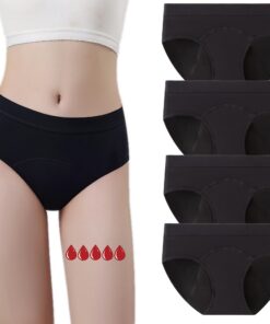 ZVZK Periodenunterhosen Starke Blutung Mädchen 8-16 Jahre Baumwolle OEKO-TEX STANDARD 100 30ML