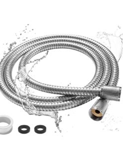 Digiroot Hochdruckbeständiger Duschschlauch | Edelstahl G1/2" Standardgewinde | Anti-Knick & Leckageschutz | 1,8 Meter B