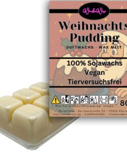 Weihnachten Wax Melts für Duftlampe - 6 Würfel Winter Duftwachs Sojawachs Würfel für Aromalampe