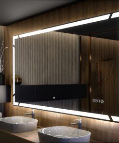 Artforma Badspiegel mit Beleuchtung - Led Spiegel Bad - Modernes Design - Badezimmerspiegel Nach Maß - Individuell Beste