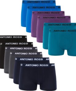 Antonio Rossi Herren-Boxer-Hipster Multipack - Blackburn Choice | Antonio Rossi 12er-Pack Boxershorts - Active Lifestyl