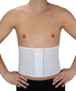 Hydas Bauch- und Rückenstützgürtel für Muskelschwäche, verbessert Körperhaltung und bietet Wirbelsäule Halt, Made in Ger