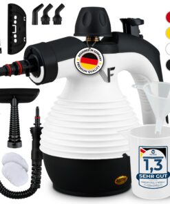 Dampfreiniger Neues Modell – Leistungsstarker Hand Steam Cleaner 3,5 Bar Druck | Auto, Werkstatt & Haushalt Reinigen | 4
